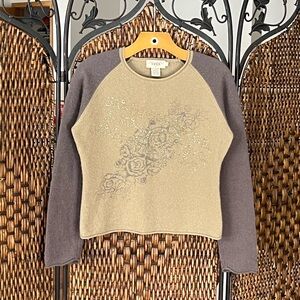 NVLA Cashmere Raglan Sweater Women’s Large